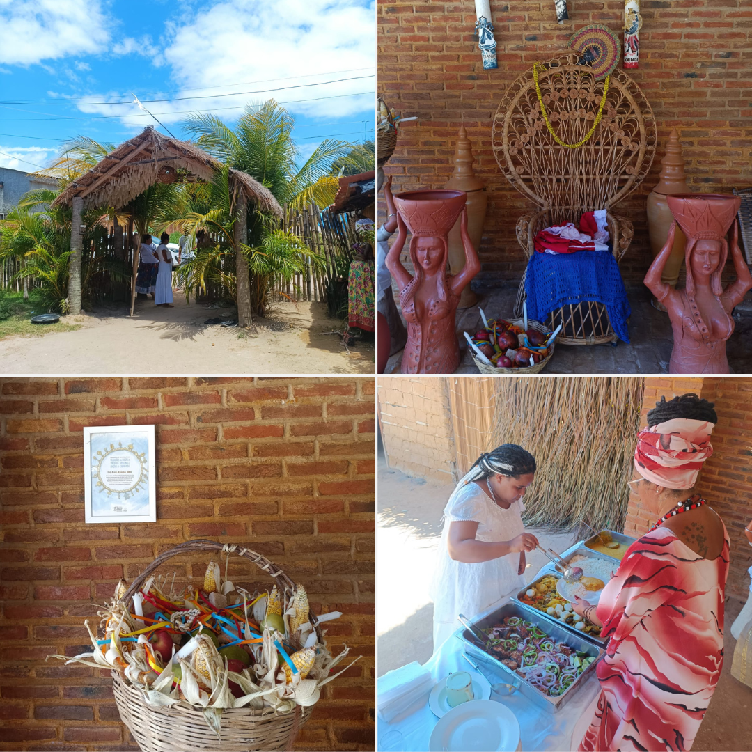 Registros da atividade da Caravana no Terreiro das Salinas