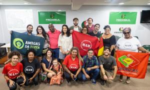 Oficina De Olho na CFEM. 31/01/25. Porto Alegre (RS). Foto: Maí Yandara/ ATBr.