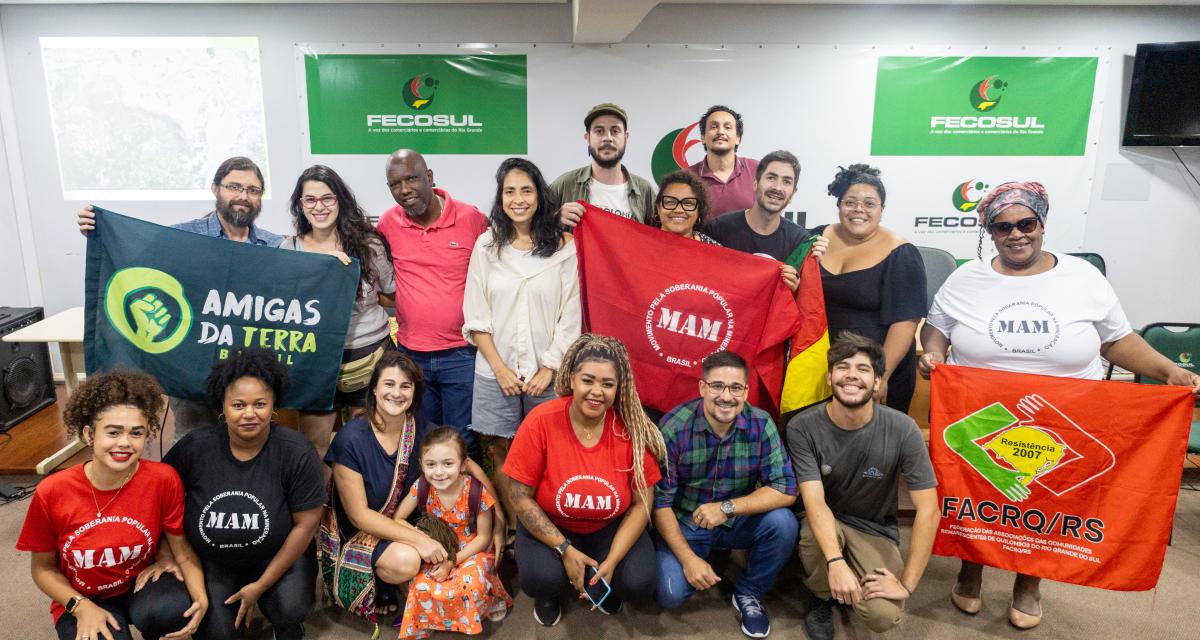Oficina De Olho na CFEM. 31/01/25. Porto Alegre (RS). Foto: Maí Yandara/ ATBr.